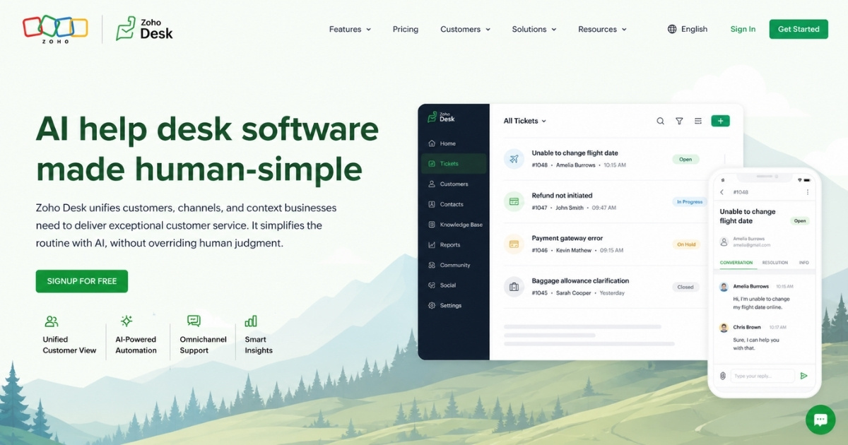 Zoho Desk