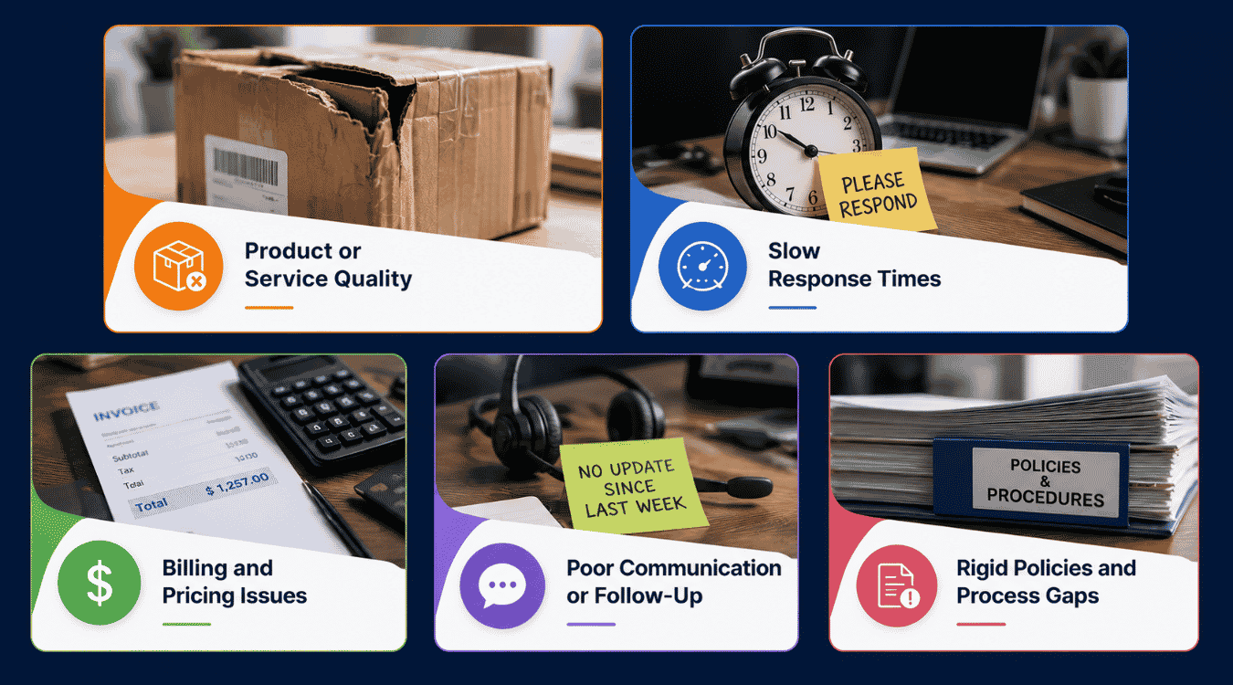 Types of Customer Complaints