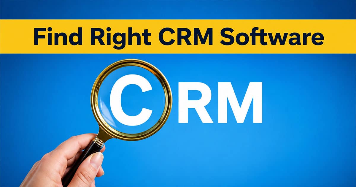 how to find the right crm software