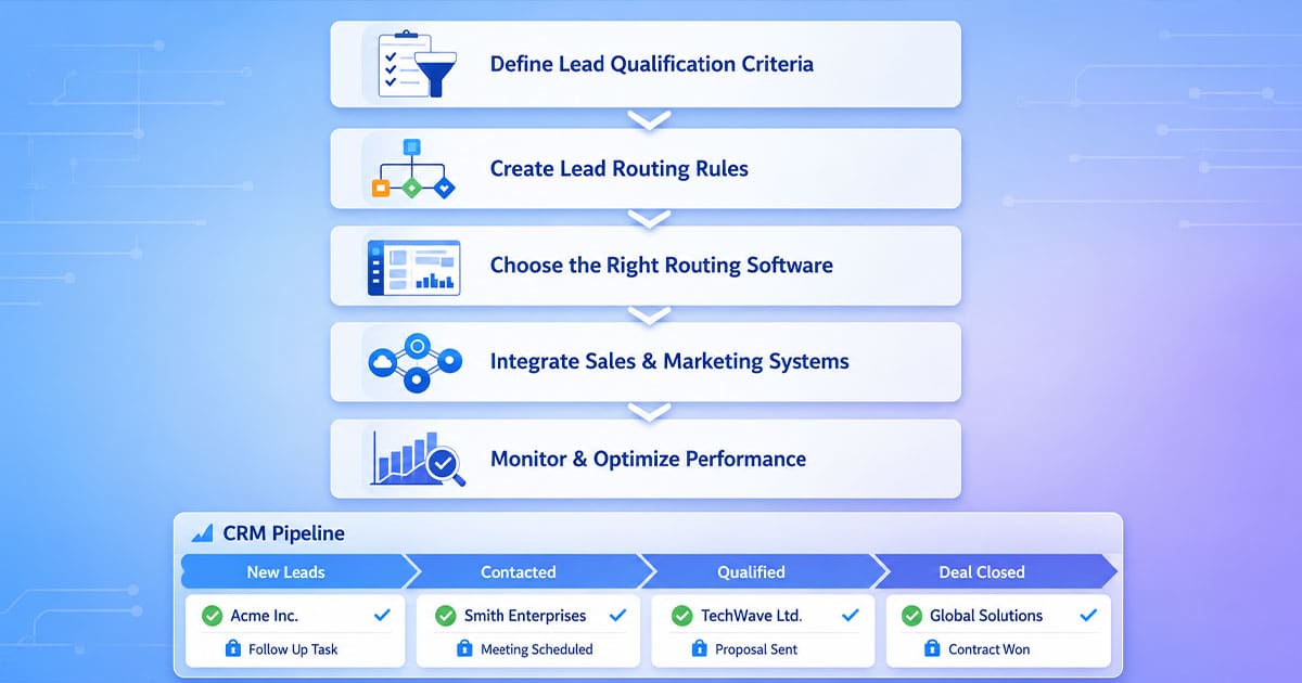 Set Up Lead Routing For Faster Follow Ups