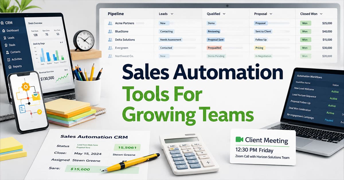 Sales Automation Tools For Growing Teams