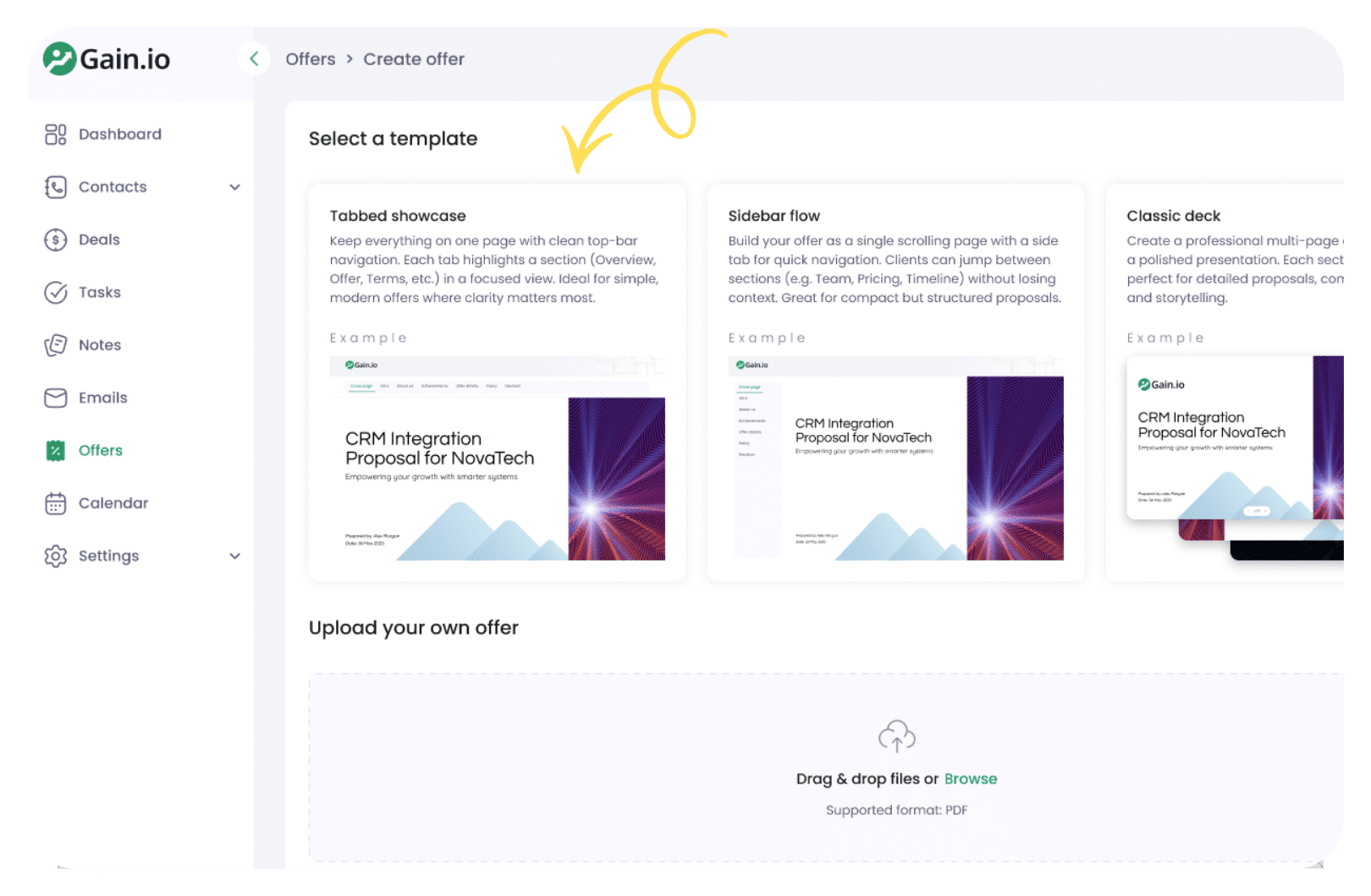 Offer Management With Client Portal
