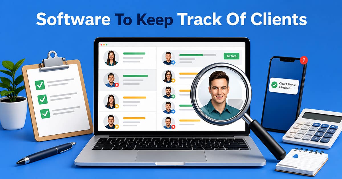 software to keep track of clients