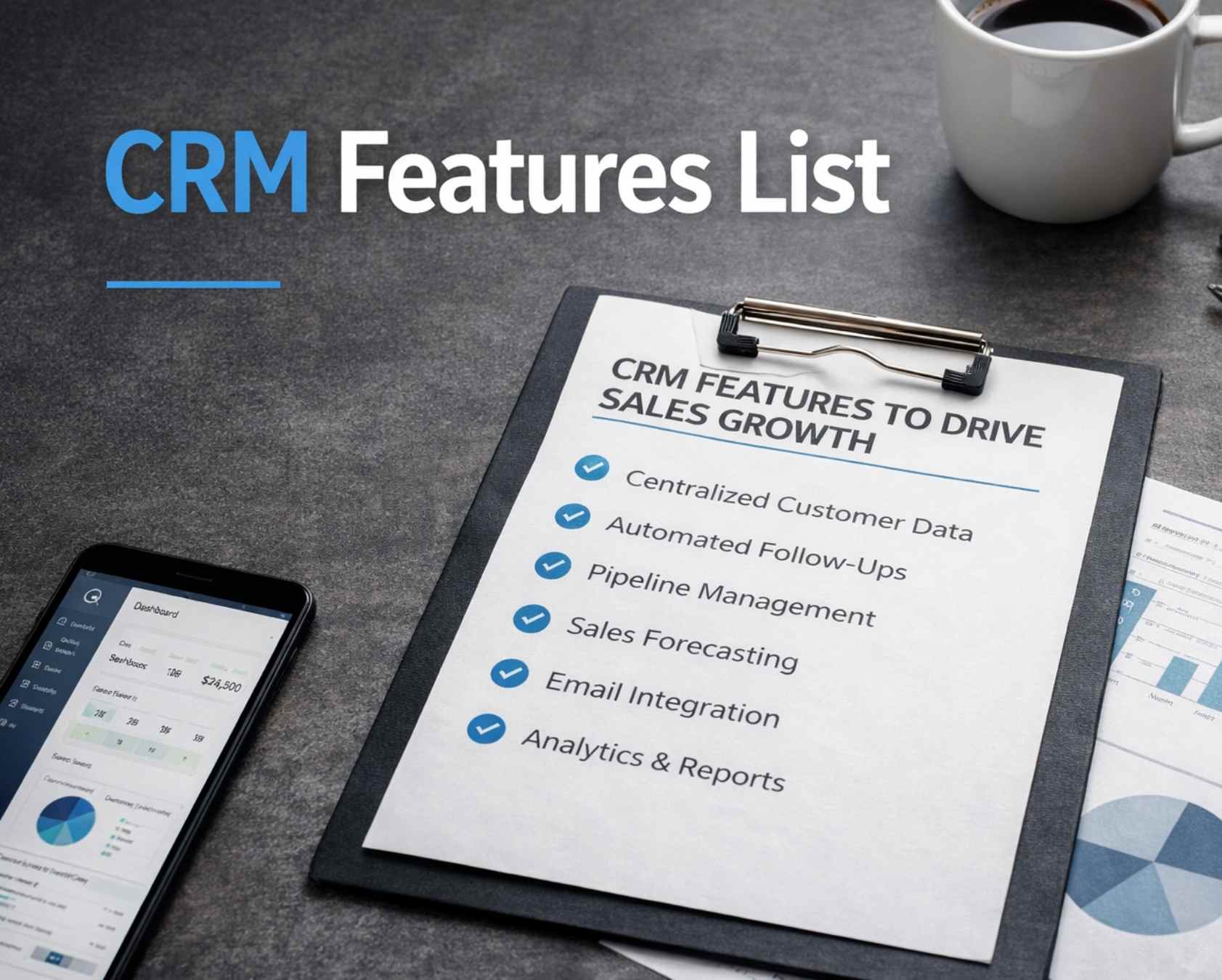 crm features list