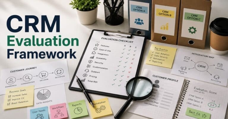 CRM Evaluation Framework Guide For Sales And Marketing Teams