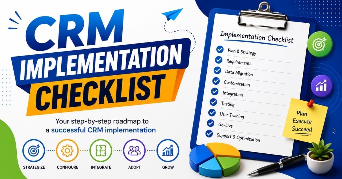 crm implementation checklist