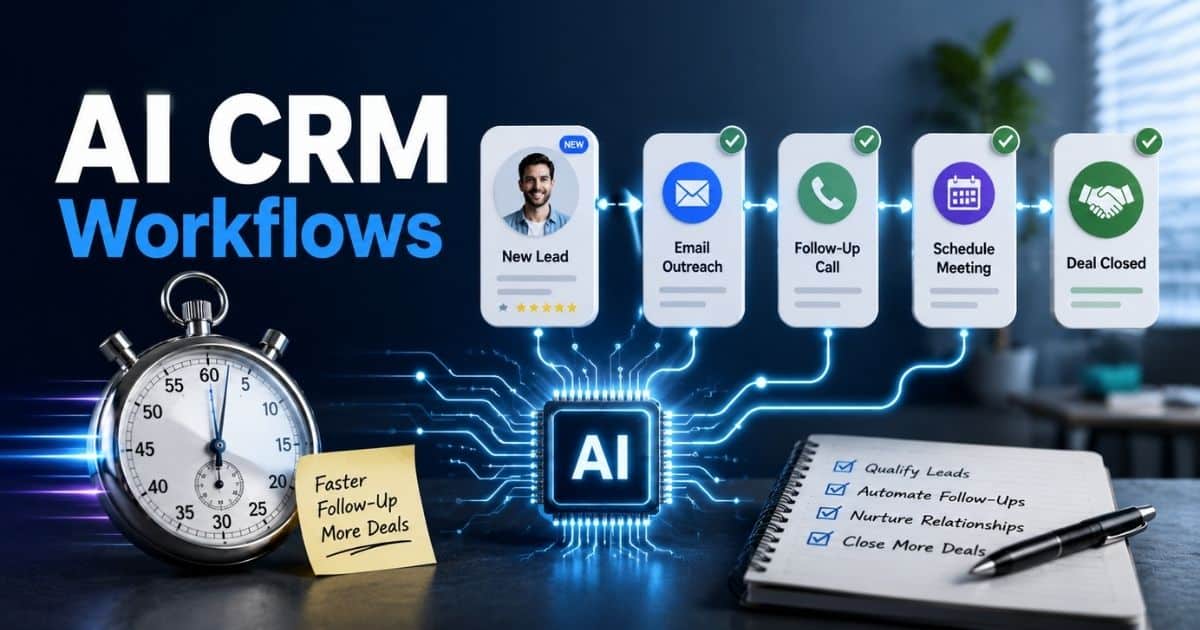 AI CRM Workflows For Faster Lead Management And Follow-Up