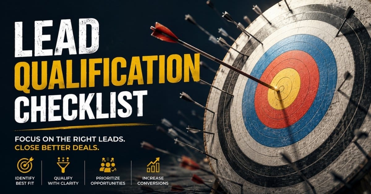 Lead Qualification Checklist
