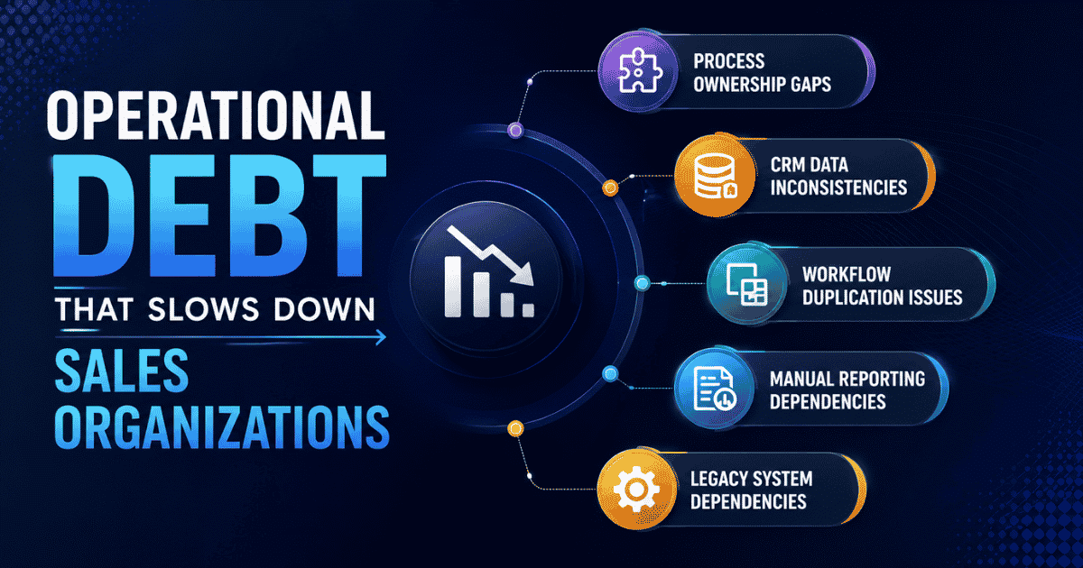 Operational Debt That Slows Down Sales Organizations