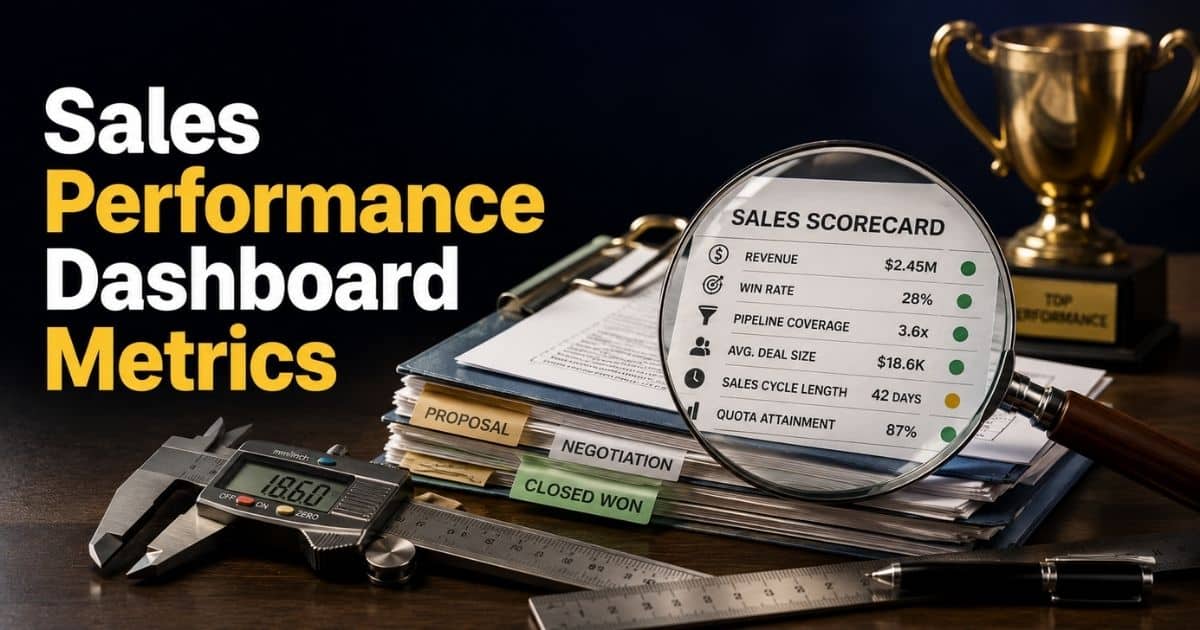 Sales Performance Dashboard Metrics