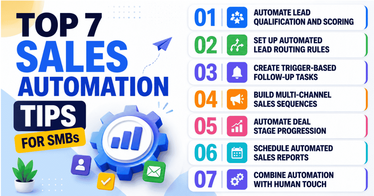 Top 7 Sales Automation Tips For SMBs