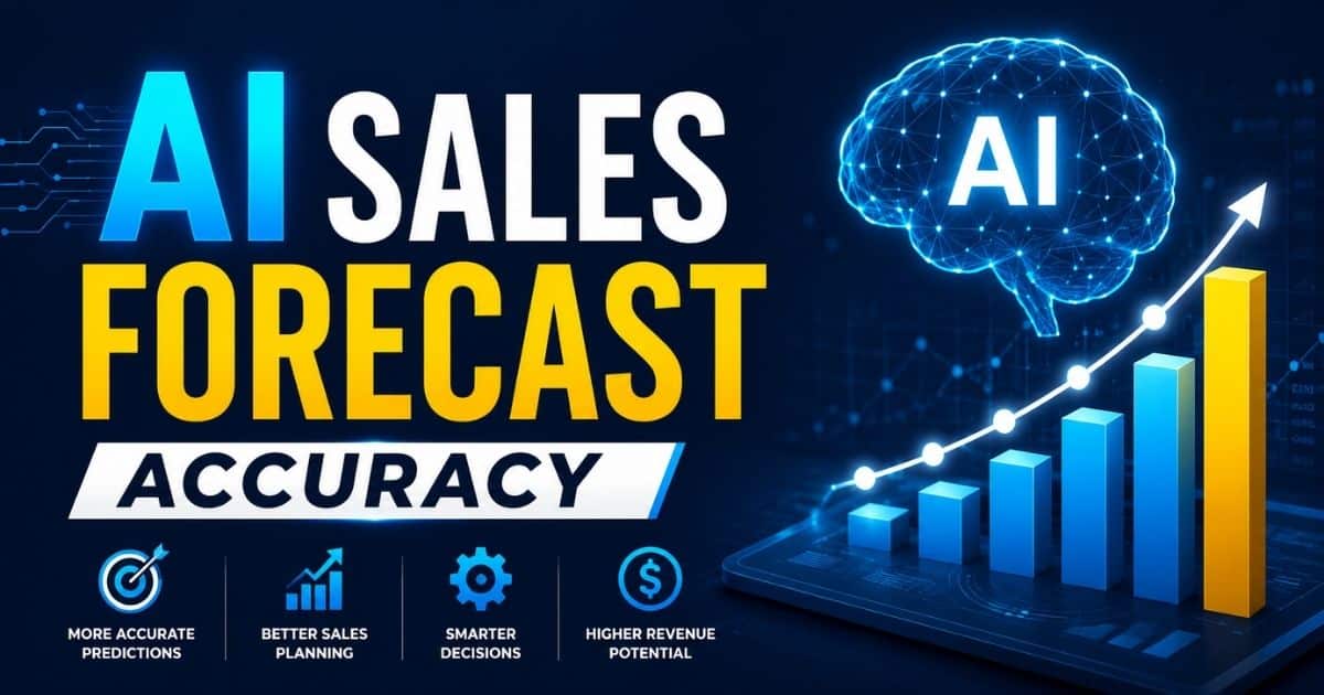 ai sales forecasting accuracy