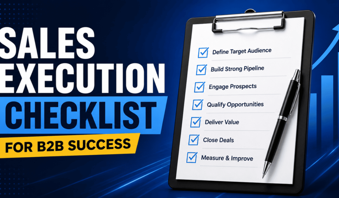How To Build A Sales Execution Checklist For B2B Success