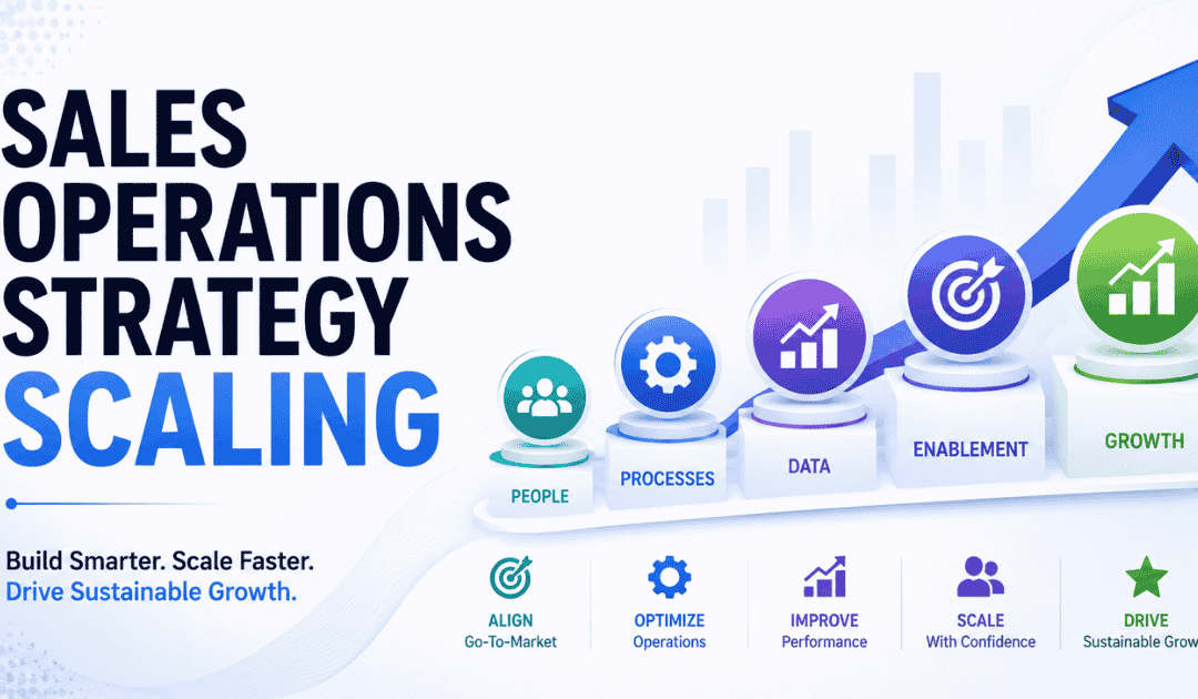Sales Operations Strategy Scaling To Improve Operational Efficiency