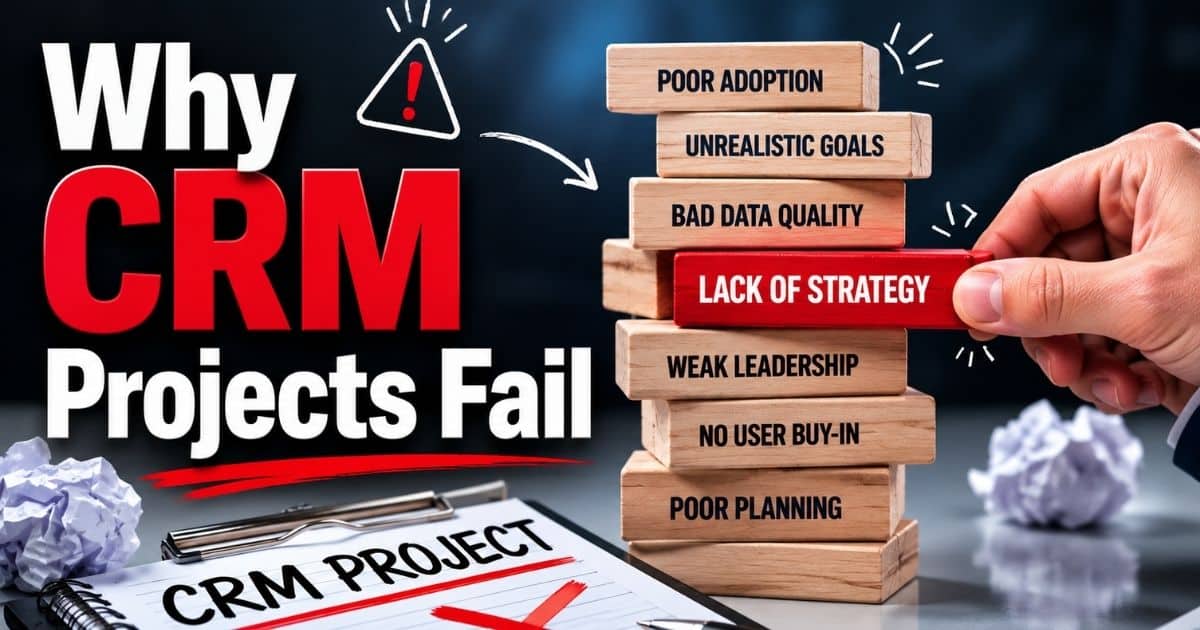 why crm projects fail