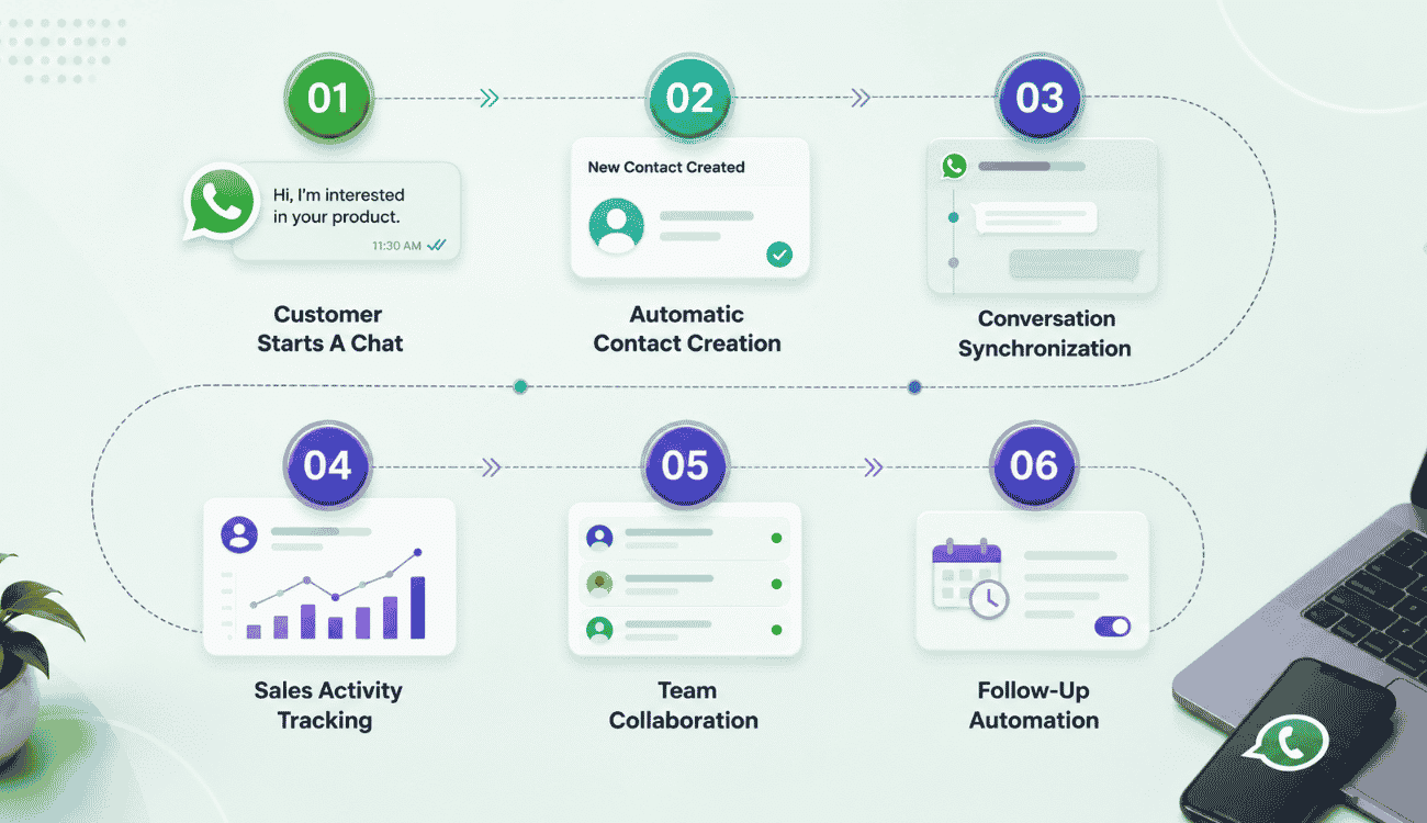How Does WhatsApp CRM Integration Work