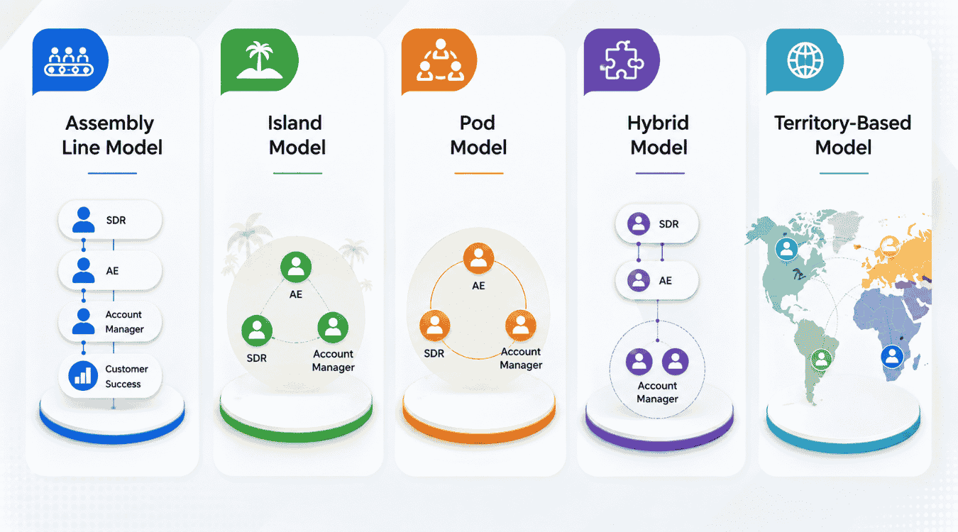 Common Sales Team Structure Models