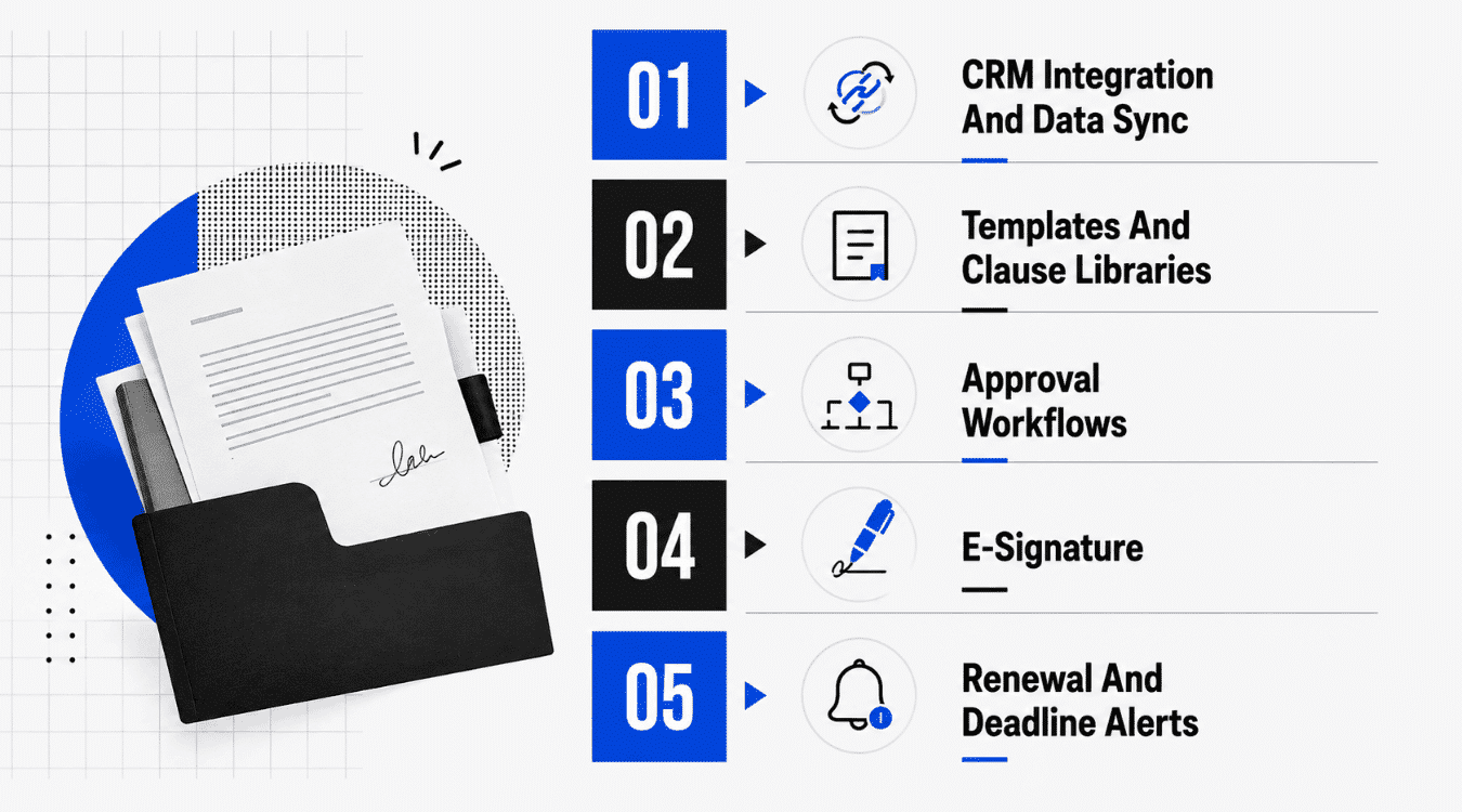 What To Look For In Sales Contract Management Features