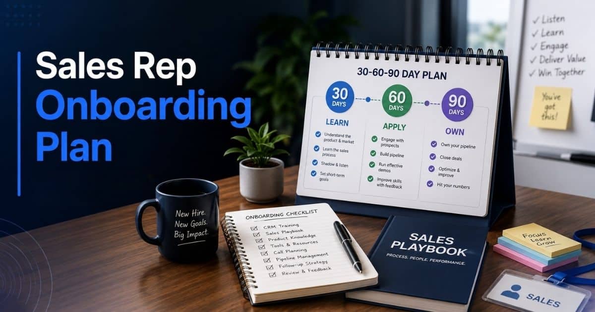 sales rep onboarding plan